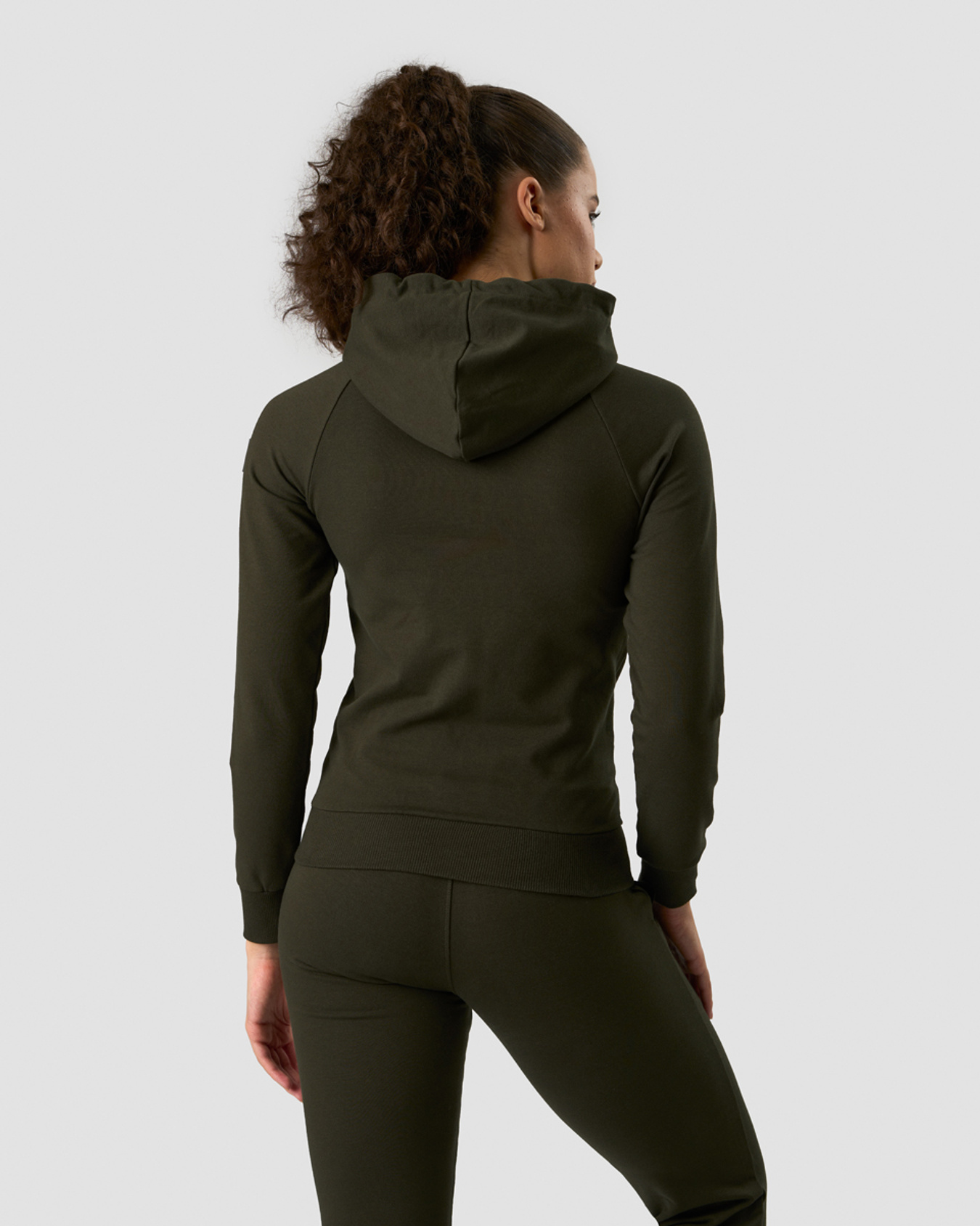 Activity Zip Hoodie Wmn Dk Army Green - afbeelding 1